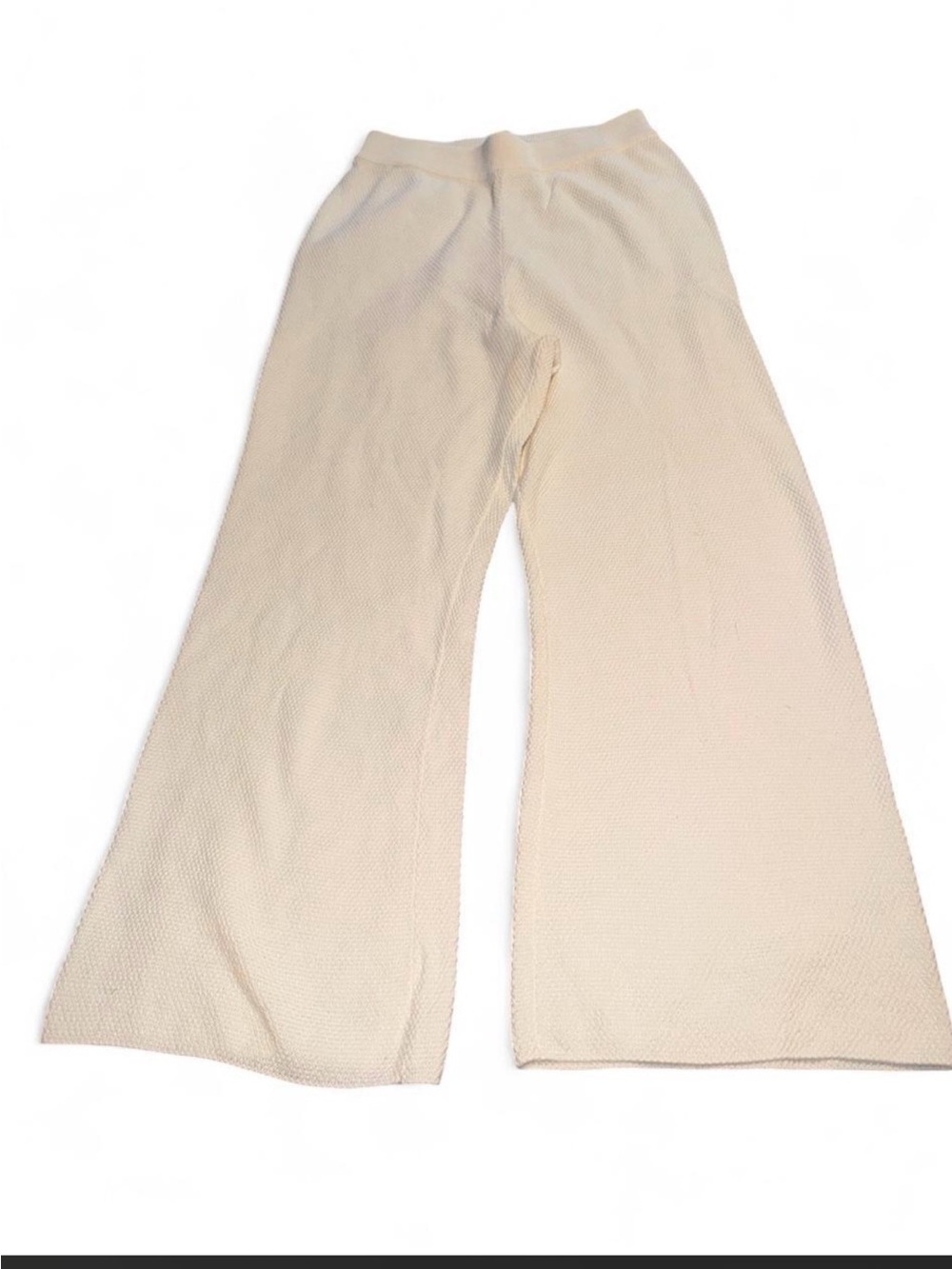White Wide-Leg Pants